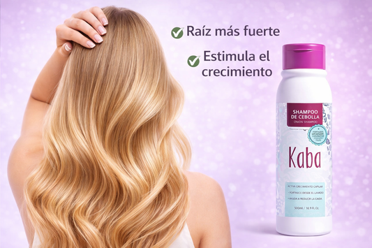 Champú de Cebolla Kaba – Fortalece, estimula el crecimiento y reduce la caída (500 ml)