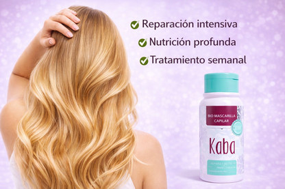 Bio Mascarilla Capilar Kaba – Reparación intensiva y nutrición profunda (500 ml)