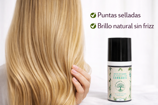 Aceite Reparador de Puntas La Receta – Sella puntas y controla el frizz (30 ml)