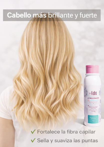 Acondicionador con Ceramidas Kaba – Repara y suaviza desde el primer lavado (500 ml)
